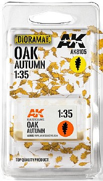 AK Oak Autumn Leaves Hobby and Model Military Diorama Kit 1/35 Scale #8105