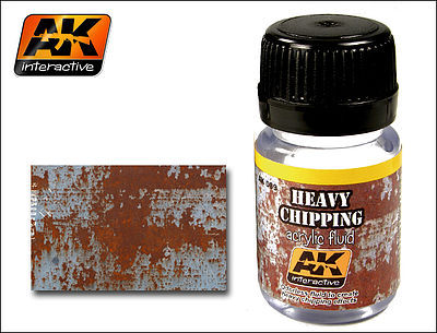 AK Heavy Chipping Effects Acrylic Paint 35ml Bottle Hobby and Model Acrylic Paint #89