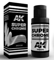 AK Super Chrome Paint 60ml Bottle Hobby and Model Enamel Paint #9198