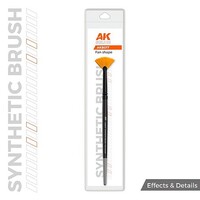 AK Fan Shape Synthetic Brush