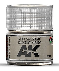 AK Libyan Army Desert Grey Acrylic Lacquer 10ml Bottle Hobby and Model Paint #rc103