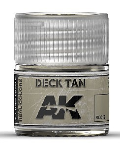 AK Deck Tan Acrylic Lacquer Paint 10ml Bottle Hobby and Model Paint #rc19