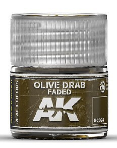 AK Olive Drab Faded Acrylic Lacquer Paint 10ml Bottle Hobby and Model Paint #rc24