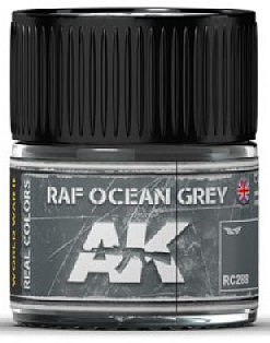 AK RAF Ocean Grey Acrylic Lacquer Paint 10ml Bottle Hobby and Model Paint #rc288