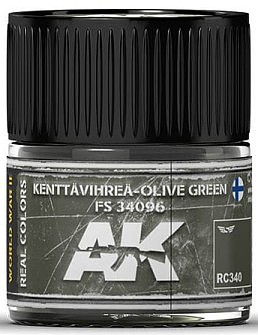 AK Kenttavihrea Olive Green FS34096 Acrylic Lacquer Paint 10ml Hobby ...