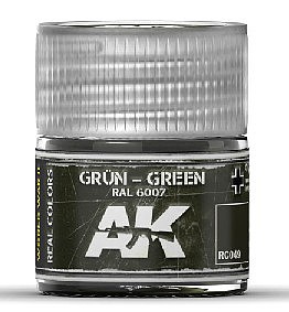 AK Green RAL6007 Acrylic Lacquer Paint 10ml Bottle Hobby and Model Paint #rc49