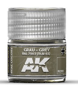 AK Grey RAL7003 RLM02 Acrylic Lacquer Paint 10ml Bottle Hobby and Model Paint #rc52