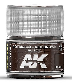 AK Red Brown RAL8017 Acrylic Lacquer Paint 10ml Bottle Hobby and Model Paint #rc68