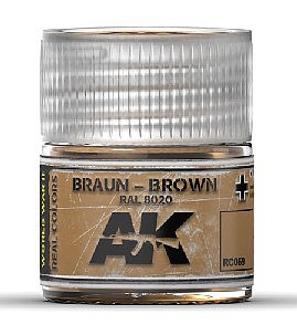 AK Brown RAL8020 Acrylic Lacquer Paint 10ml Bottle Hobby and Model Paint #rc69