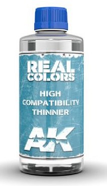 AK High Compatibility Thinner 200ml Bottle Hobby and Model Paint #rc701