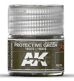 AK Protective Green 1920s-1930s Acrylic Lacquer Paint 10ml Hobby and Model Paint #rc76