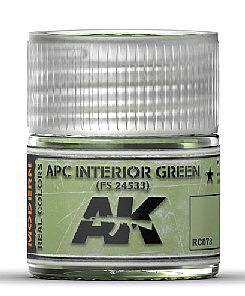 AK APC Interior Green FS24533 Acrylic Lacquer Paint 10ml Bottle Hobby and Model Paint #rc78