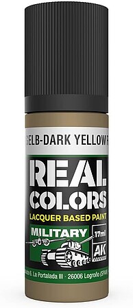 AK Real Colors Military Dark Yellow 17ml Bottle