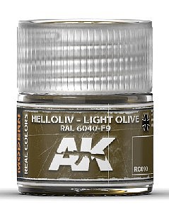 AK Light Olive RAL6040 F9 Acrylic Lacquer Paint 10ml Bottle Hobby and Model Paint #rc90