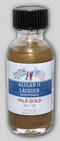 Alclad 1oz. Bottle Pale Gold Lacquer Hobby and Model Lacquer Paint #108
