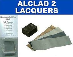 Alclad Micromesh Polishing Cloth Set Hobby and Model Sanding Tool #301