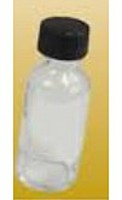 Alclad (bulk of 12) 1oz. Empty Glass Mixing Bottles w/Lids (12/Bx) Hobby and Model Paint Supply #9012