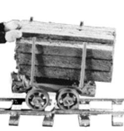 Alexander Timber car 18 gauge HO Scale Model Train Freight Car Kit #9805