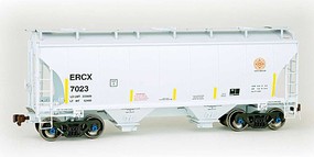 American-Limited Trinity 3281 cubic foot 2-Bay Covered Hopper ERCX #7023 HO Scale Model Train Freight Car #2003