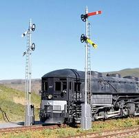 American-Limited Lower Quadrant Semaphore Signal Nonoperating (2) HO Scale Model Railroad Accessory Kit #4200