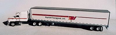 A-Line Single 53 Reefer Trailer - Market Transport HO Scale Model Railroad Vehicle #50510