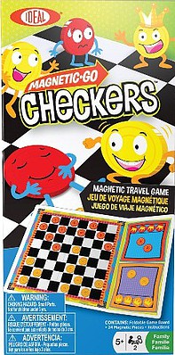 Alex Ideal- Magnetic-Go Checkers Travel Game