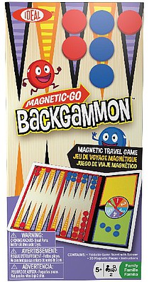 Alex Ideal- Magnetic-Go Backgammon Travel Game