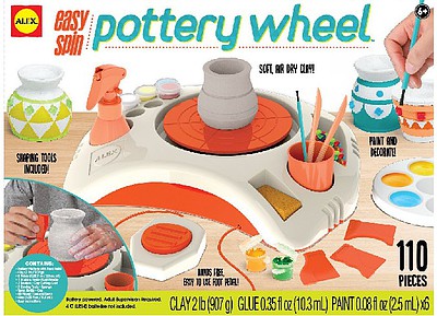 Alex Alex- Easy Spin Pottery Wheel w/Foot Pedal #50013