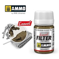 Ammo Brown Filter for Desert Yellow Enamel 35ml Bottle
