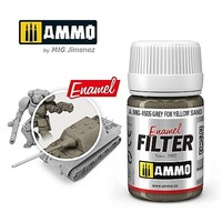 Ammo Grey Filer for Yellow Sand Enamel 35ml Bottle