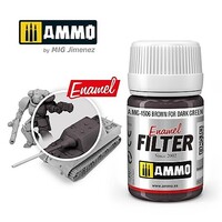 Ammo Brown Filter for Dark Green Enamel 35ml Bottle