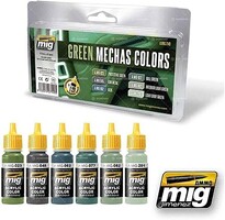 Ammo GREEN MECHAS PAINT SET