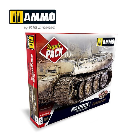 Ammo Mud Effects Super Pack Hobby and Plastic Model Paint Set #7807