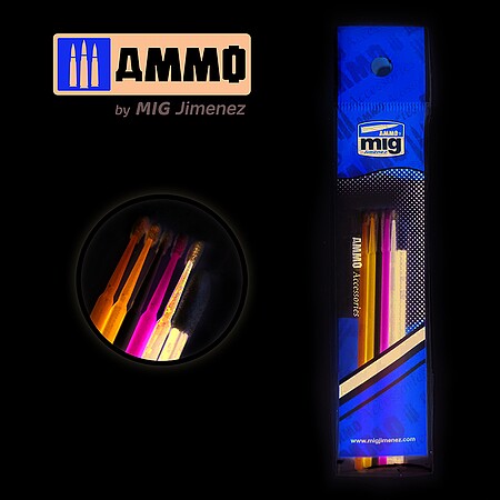 Ammo Sniperbrush Collection Set Hobby and Plastic Model Paint Brush #8570