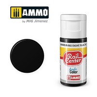 Ammo Rail Center Engine Black (17ml bottle) Hobby and Plastic Model Acrylic Paint #r0002