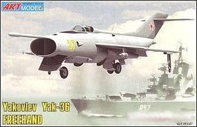 ArtModelKits Yak36b Freehand Soviet Fighter Plastic Model Airplane Kit 1/72 Scale #7203