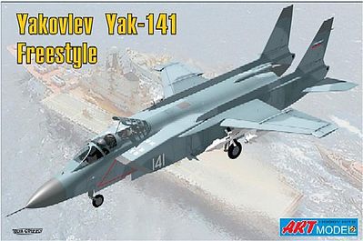 ArtModelKits Yakovlev YaK141 Freestyle Soviet Fighter Plastic Model Airplane Kit 1/72 Scale #7205