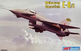 ArtModelKits Mikoyan E8/2 Experimental Fighter Plastic Model Airplane Kit 1/72 Scale #7209