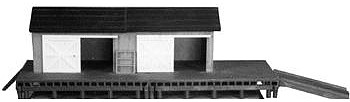 AM Hamelton Freight Station HO Scale Model Railroad Building #111