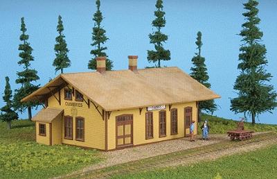 American-Models D&RGW Cumbres Depot Kit HO Scale Model Railroad Building #155