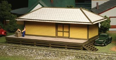 American-Models Baltimore & Ohio Elevated Freight House Kit HO Scale Model Railroad Building #156