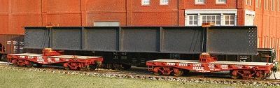 American-Models Big Steel Beam Kit HO Scale Model Train Freight Car Load #211
