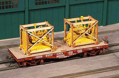 American-Models Generator Crates pkg(2) - Kit (Laser-cut Wood) HO Scale Model Train Freight Car Load #213