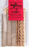 American-Models Wooden Freight Loading Dock (2) HO Scale Model Railroad Building Accessory #327