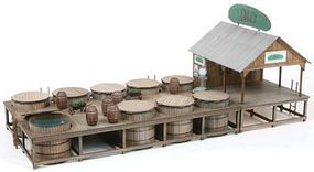 American-Models The Pickle Works G. R. Dill & Sons Salting Station Kit O Scale Model Railraod Building #451