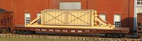 American-Models Crate w/Blocking O Scale Model Train Freight Car Load #457