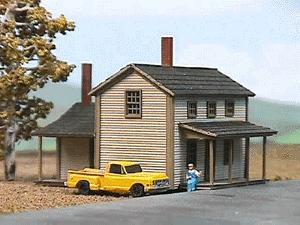 American-Models Two-Story Section House Kit N Scale Model Railroad Building #628