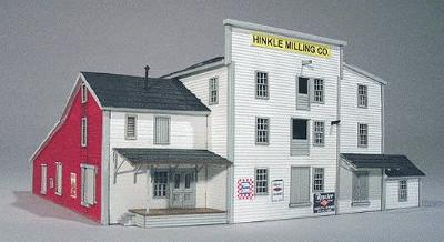 American-Models Hinkle Mill Laser-Cut Kit N Scale Model Railroad Building #653