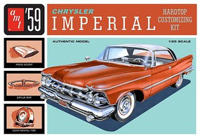 1959 Chrysler Imperial Plastic Model Car Kit 1/25 Scale #1136