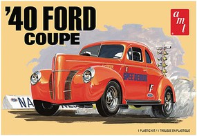 AMT 1940 Ford Coupe 2T Plastic Model Car Kit 1/25 Scale #1141m